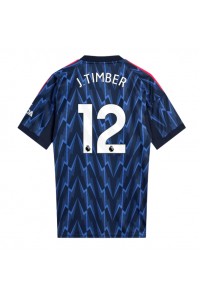 Arsenal Jurrien Timber #12 Fotballdrakt Borte Klær 2025-26 Korte ermer